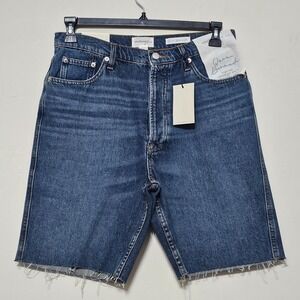 Westbound Women's Jeans Size 12 Blue Cut off Bermuda 0796